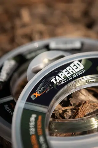 Fox Exocet Pro Tapered Leaders 0.33–0.50mm 5.44–13.61kg 12m Low Vis Green