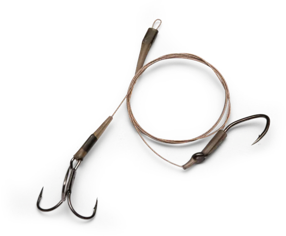 Zebco DB Series Float Rig Leader 14kg 1+4 Carbon Steel Camo Steel