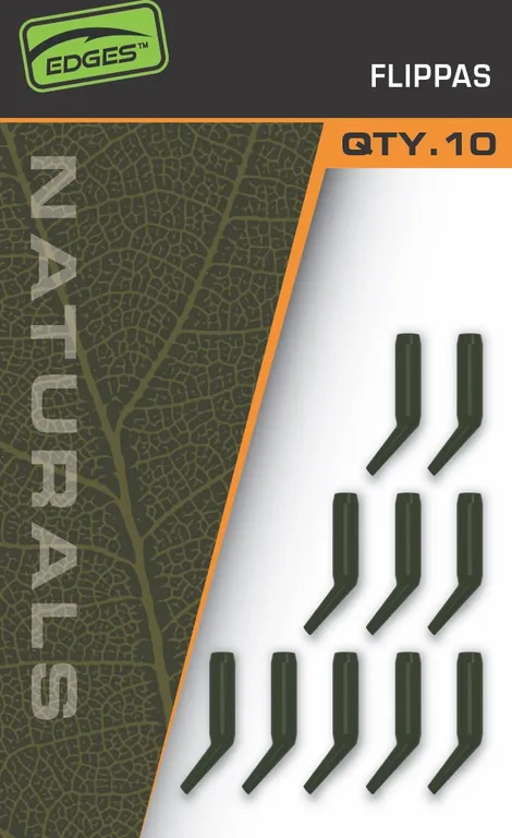 Fox Edges Naturals Flippas 10pcs Dark Green