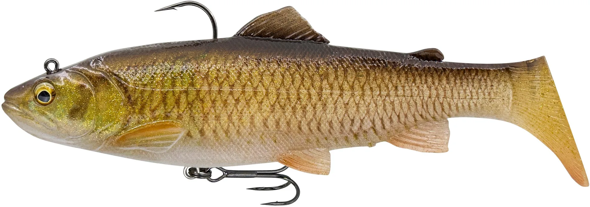 Savage Gear 3D Trout Rattle Shad Swimbaits 17cm 90g Clear Chub Fast Sinking