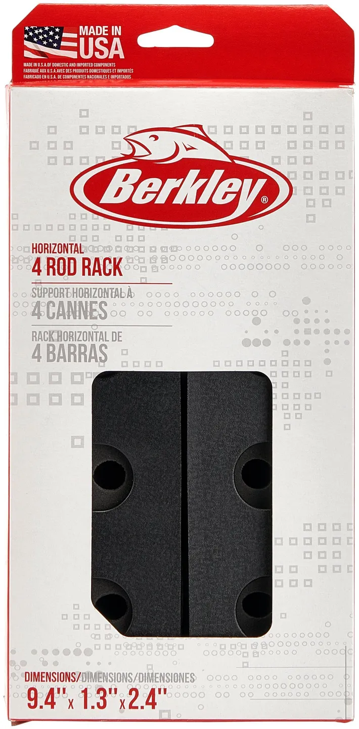 Berkley Horizontal Rod Rack 4 Polypropylene