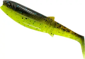 Savage Gear Cannibal Shad 6.8cm 3g Chartreuse Pumpkin
