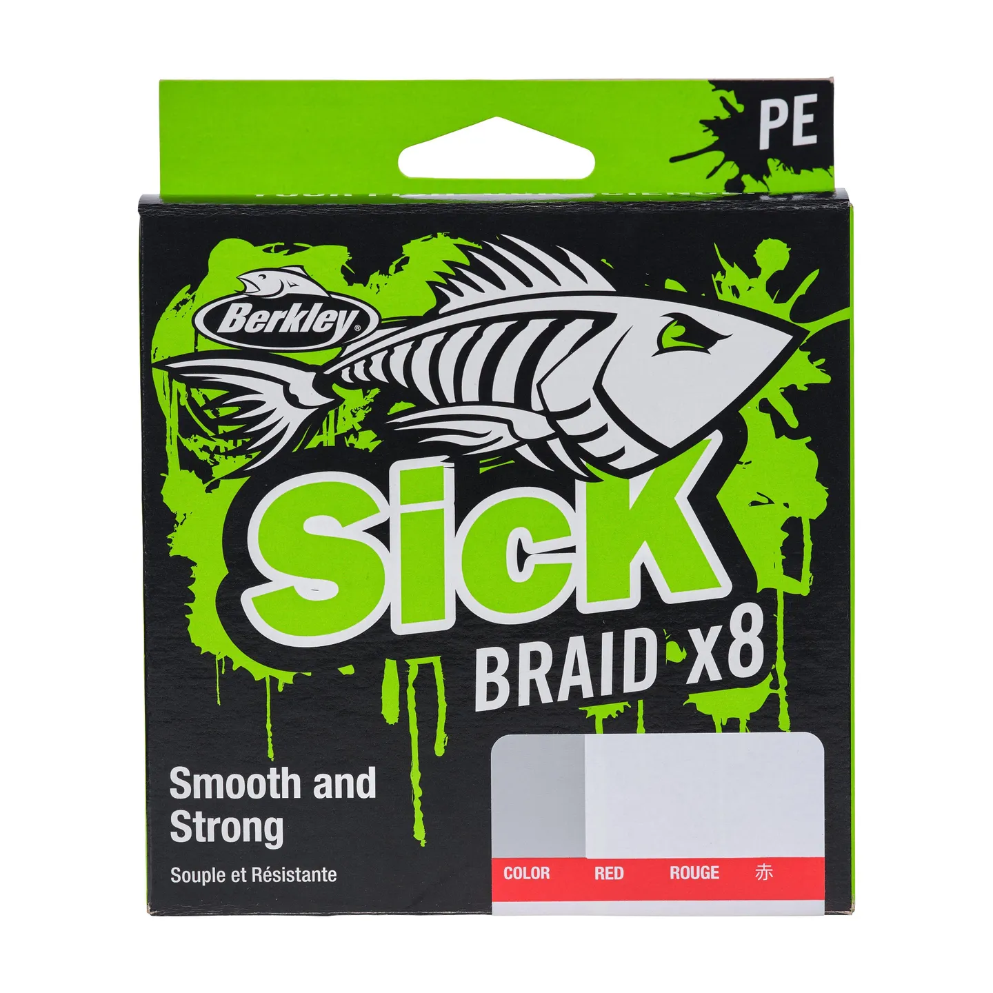 Berkley Sick Braid - 0.19 mm, 18 kg, 150 m, Red