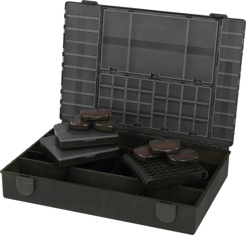 Fox Edges Loaded Large Tackle Box 35x25x7cm 49 Compartments