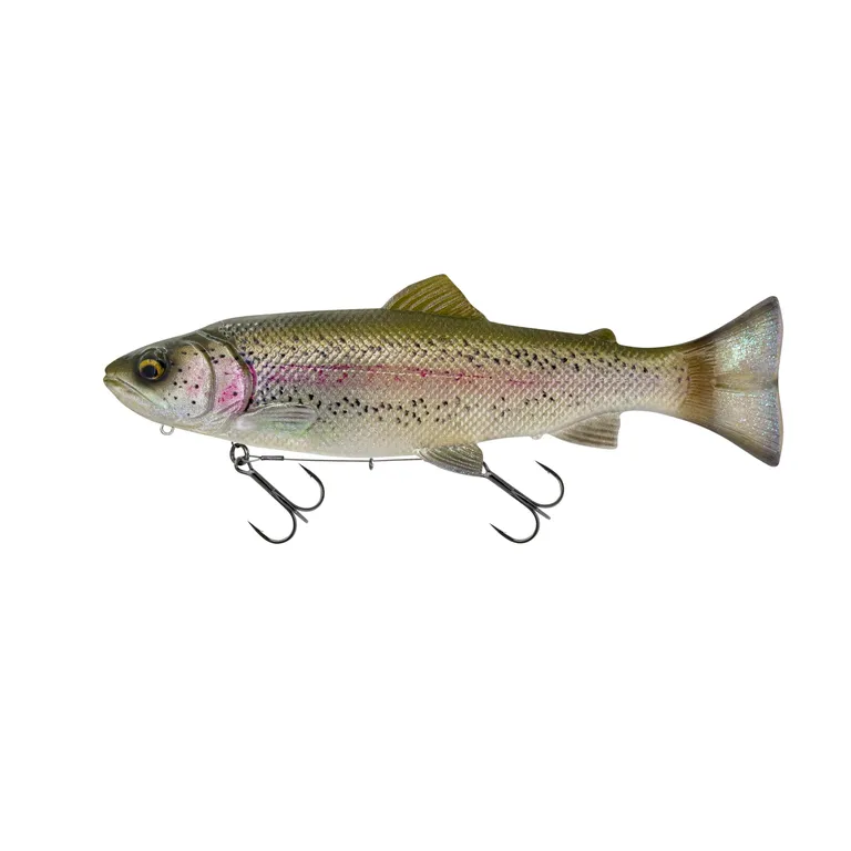 Savage Gear 3D Line Thru Pulsetail Trout Weiche Köder 25cm 185g 0.3–3m Slow Sinking Clear Rainbow Trout