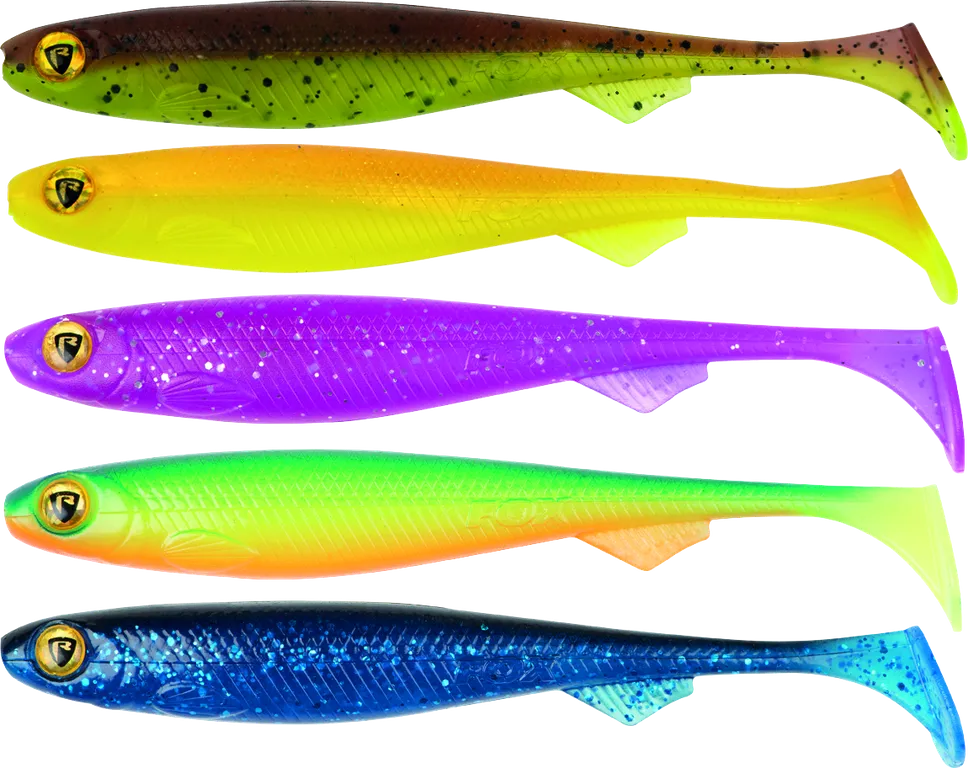 Fox Rage Slick Shad Mixed Colour Pack 7cm 7g UV