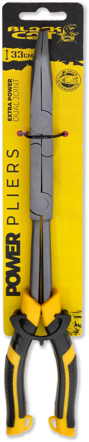 Black Cat Power Pliers 33cm High Carbon Steel Dual Joint