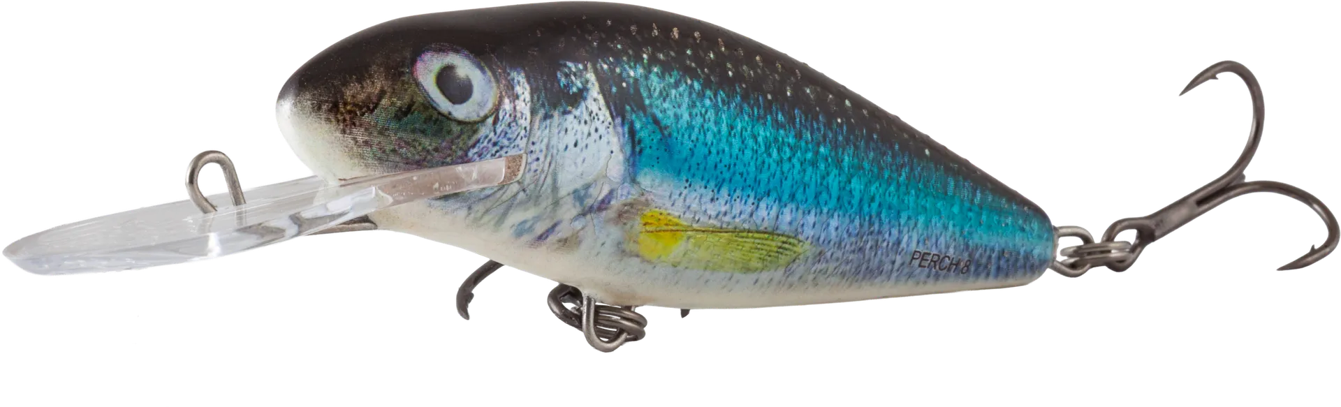 Salmo Perch Deep Runner Crankbait 8cm 14g 1.5–4.6m Holo Smelt