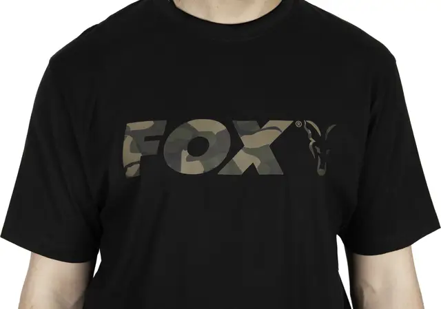 Fox Black Camo Logo T-Shirt XXL