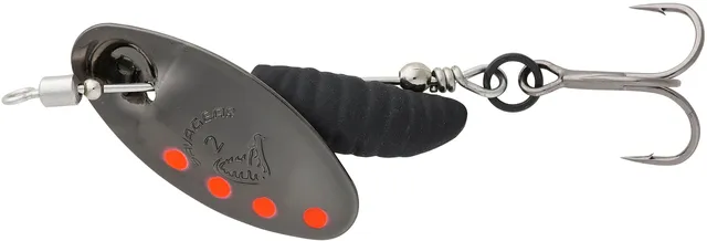 Savage Gear Grub Spinners 2.2g Black Red Black