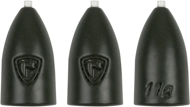Fox Rage Tungsten Bullet Weights 11g 3pcs Matte Green