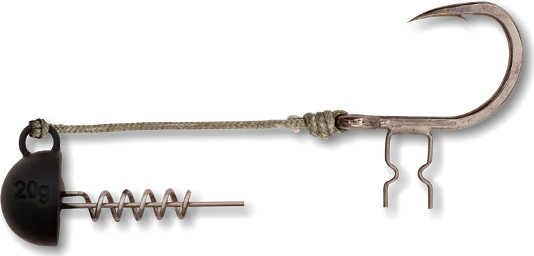 Black Cat Shad Claw Rig #6/0 10g 100kg