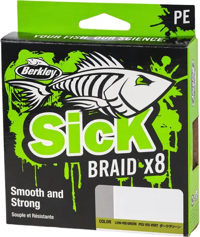 Berkley Sick Braid 0.29mm 26.4kg 150m Red