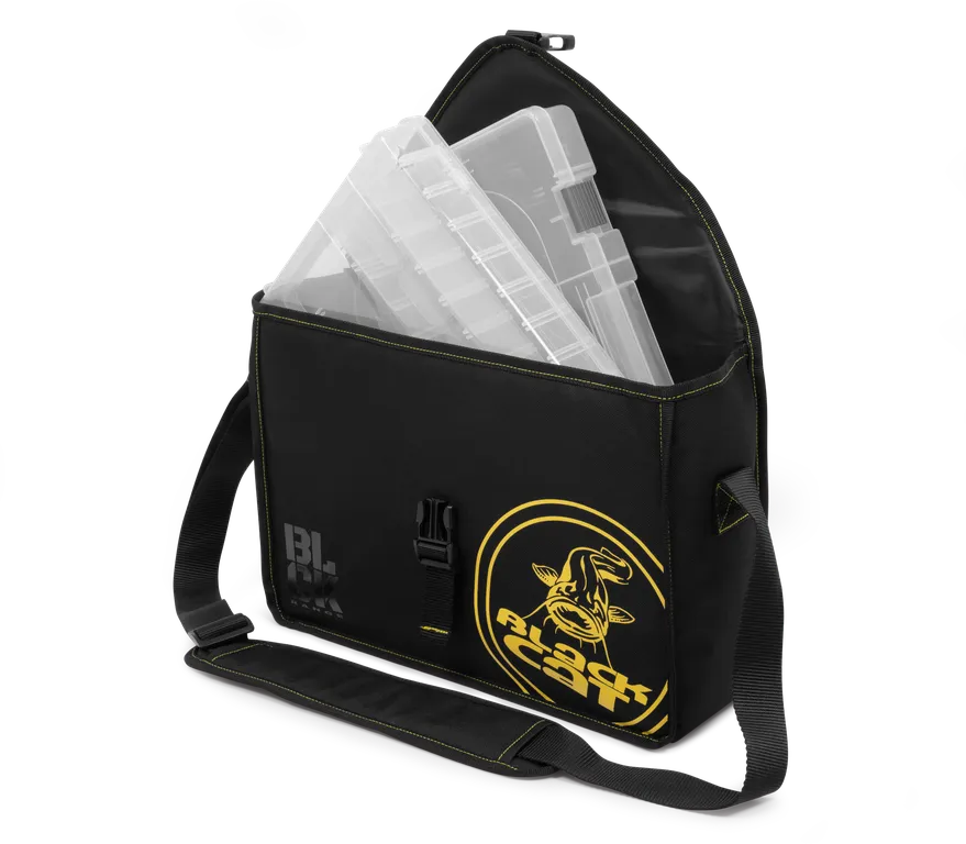 Black Cat BLCK Lure Carrier 38x26x13cm 2 Compartments Polyester