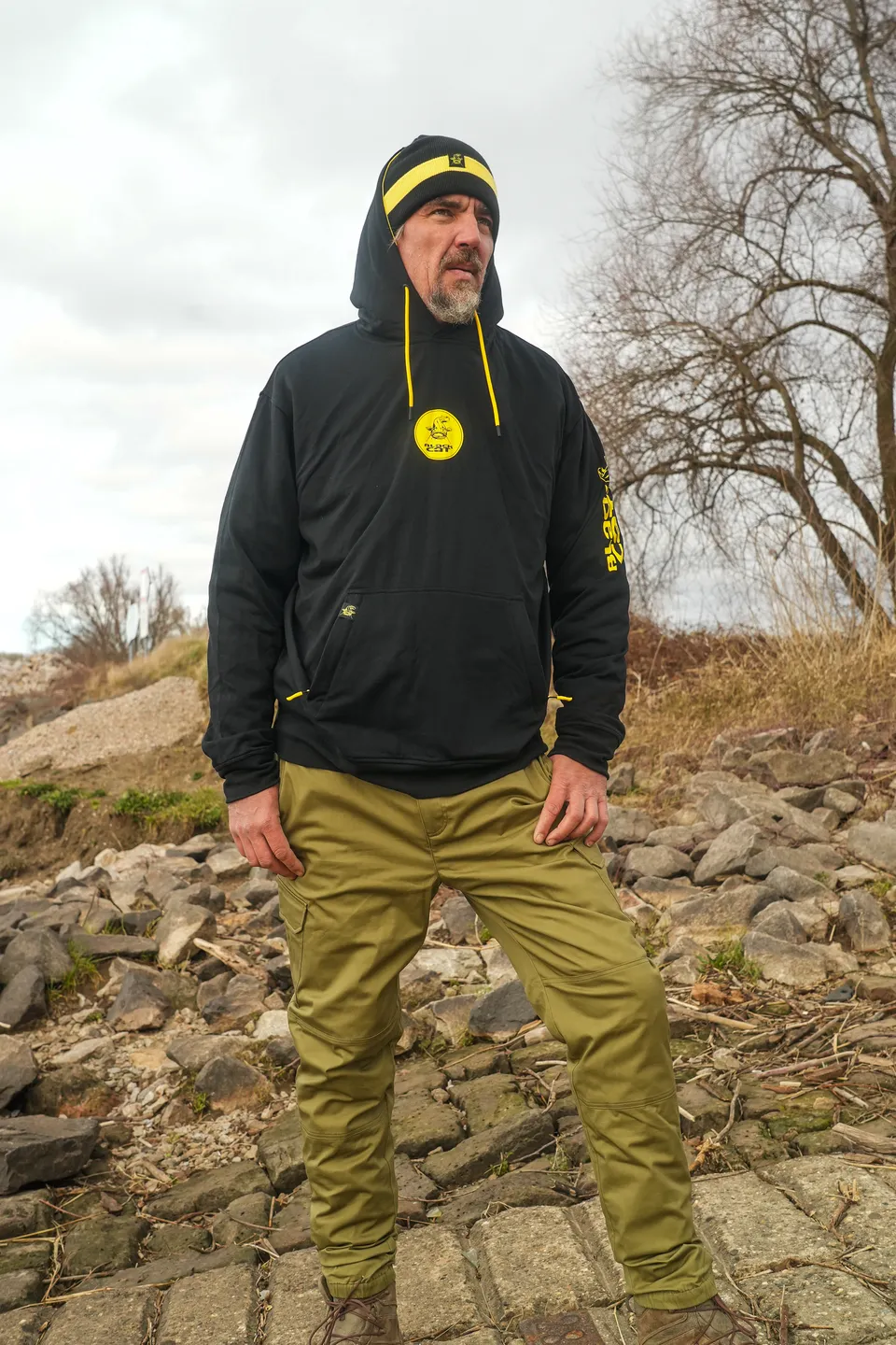 Black Cat Black Hoody XXL