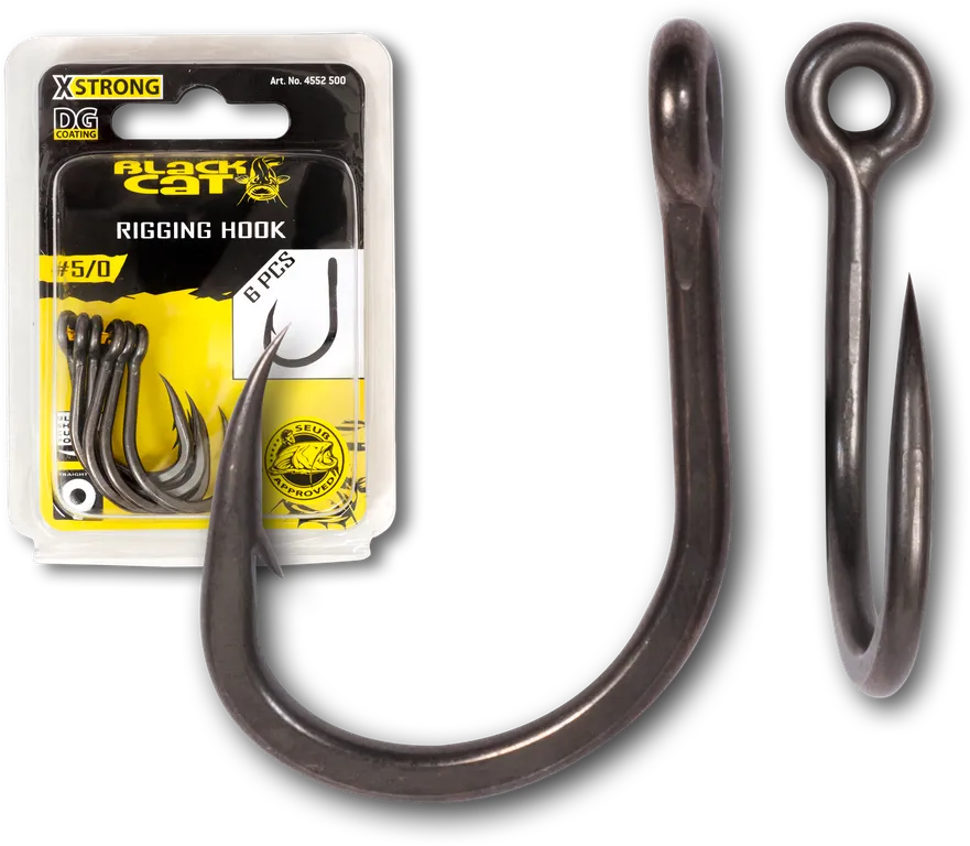 Black Cat Rigging Hook Hooks #5/0 6pcs DG