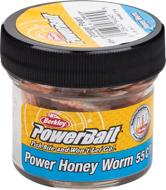 Berkley PowerBait Power Honey Worm 2.5cm 60g Orange Pearl
