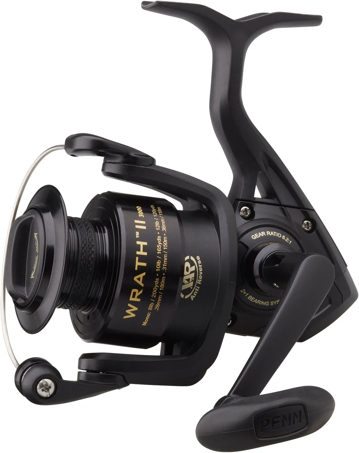Penn WRATH II Spinning Reel 4000 6.5kg 366g 94cm 6.2:1