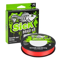 Berkley Sick Braid - 0.19 mm, 18 kg, 150 m, Red