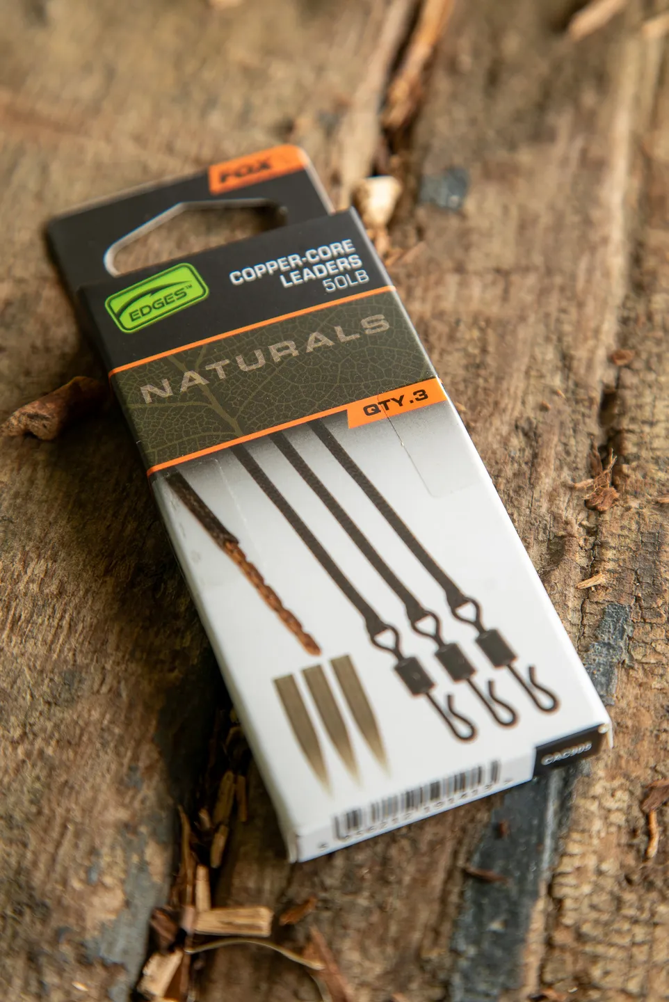 Fox Edges Naturals Copper Core Leaders 7 75cm 3pcs