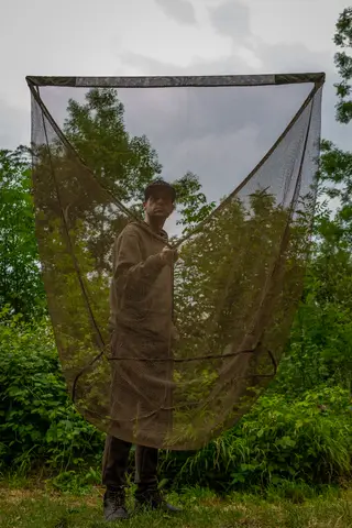 Fox Horizon X3S Kescher 117cm Carbon Khaki Mesh