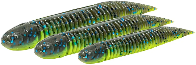 Savage Gear Ned Dragon Tail Slug 7.2cm 3g Chartreuse Pumpkin