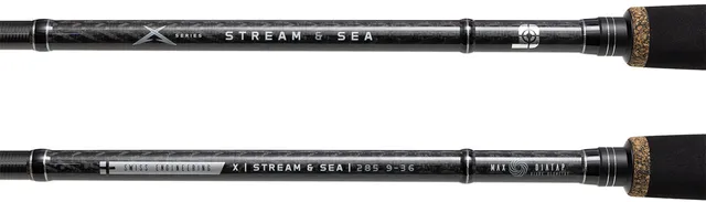 Bullseye X-Series Stream&Sea 285 9–36g X-Fast Toray T1100 Carbon