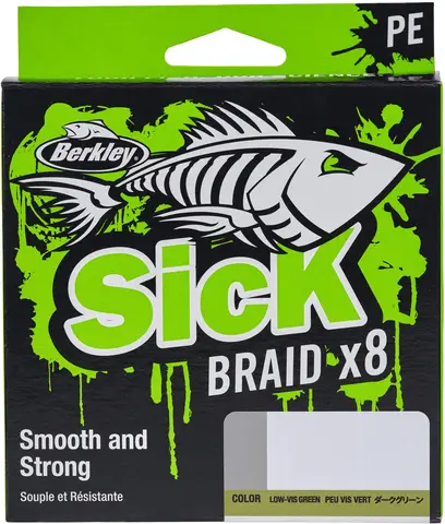 Berkley Sick Braid 0.29mm 26.4kg 150m Moss Green