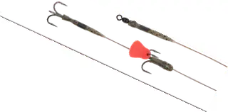 Fox Rage Predator Twin Treble Trace 52cm 18.1kg Size 8 Barbed