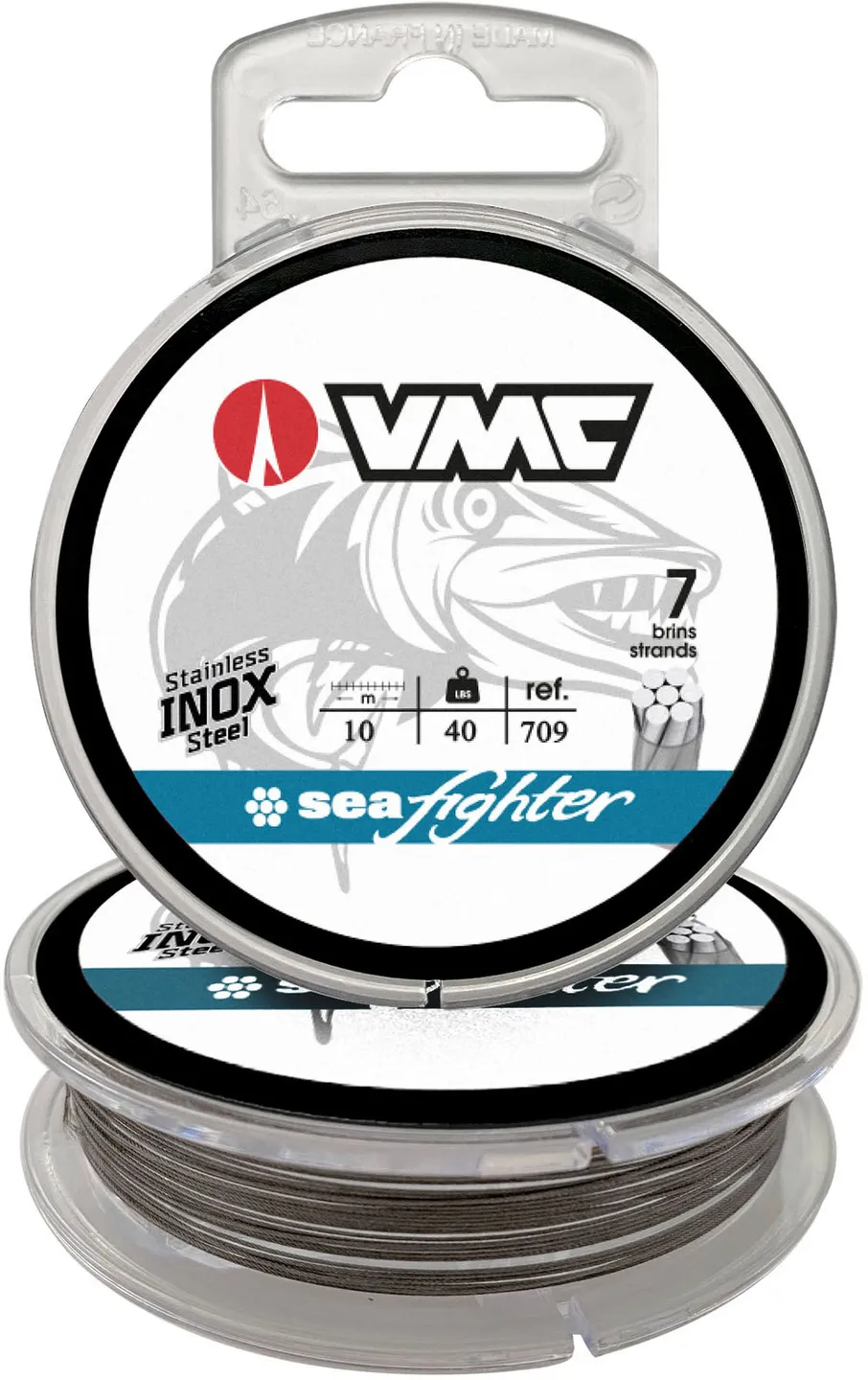 VMC Seafighter C709 Leader 4 81.6kg 10m 7 Strands Stainless Steel