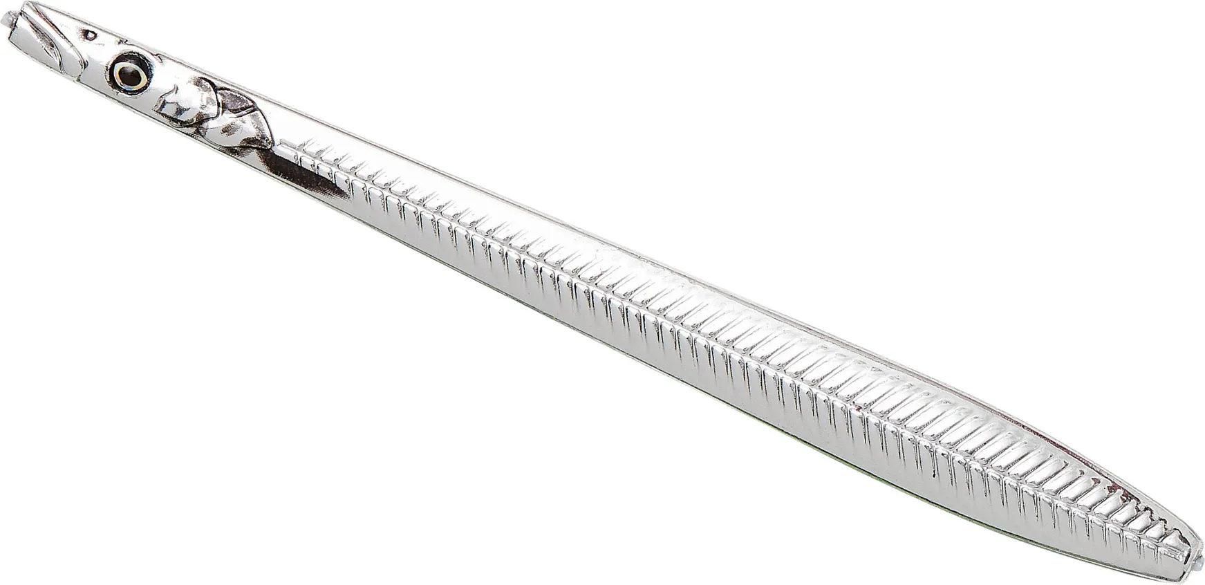 Savage Gear Line Thru Sandeel Nail 10cm 16g Silver Plating