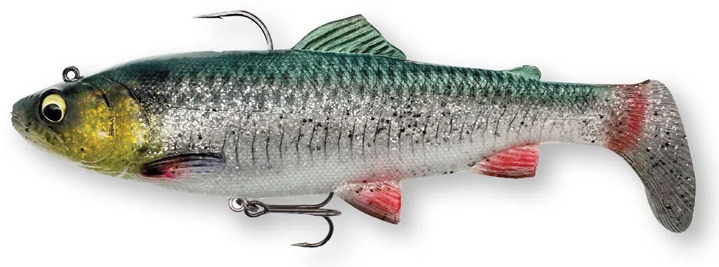 Savage Gear 4D Trout Rattle Shad 17cm 80g Green/Silver