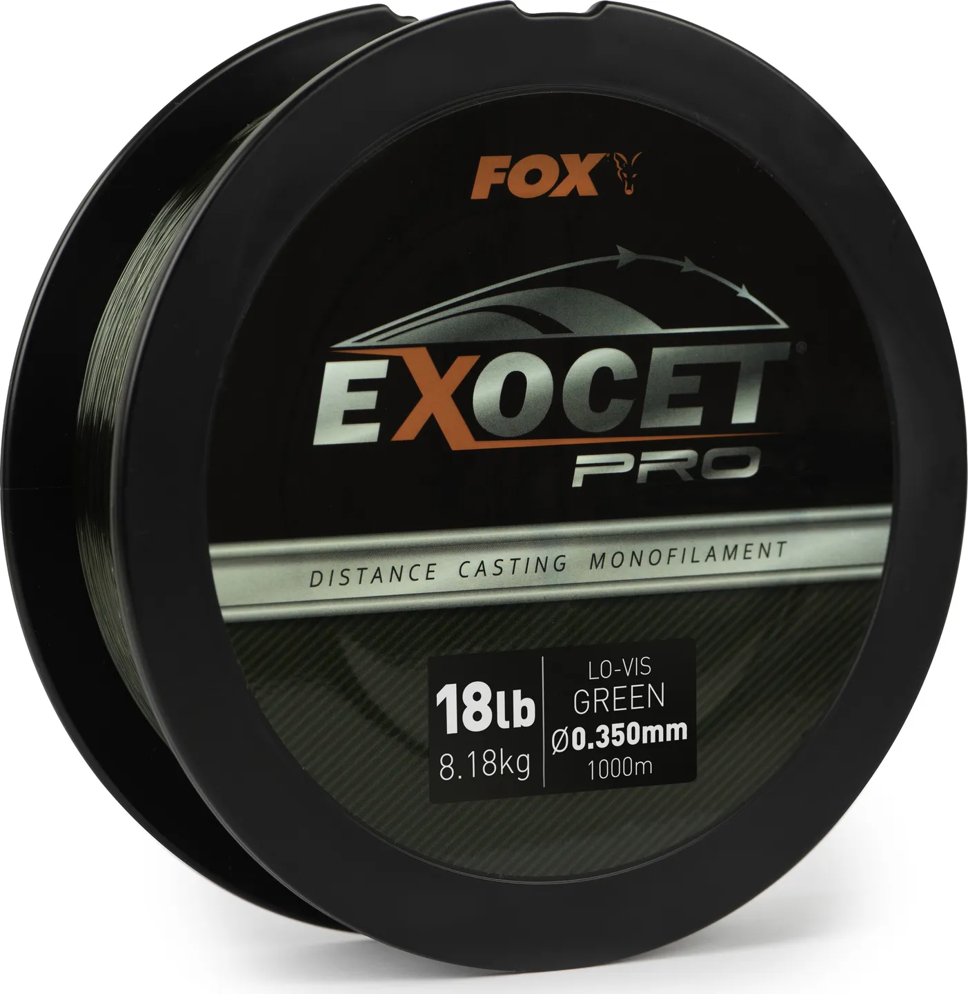 Fox Exocet Pro Mono 0.35mm 8.18kg 1000m Low Vis Green
