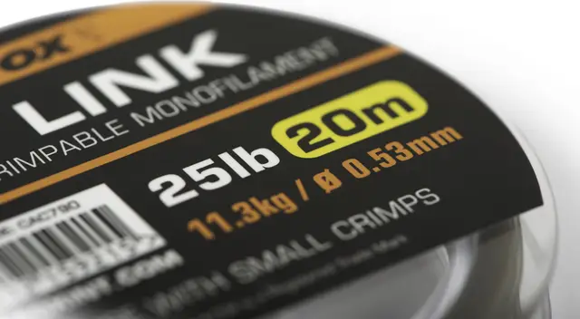 Fox Edges Link Mono 0.64mm 15.9kg 20m Trans Khaki