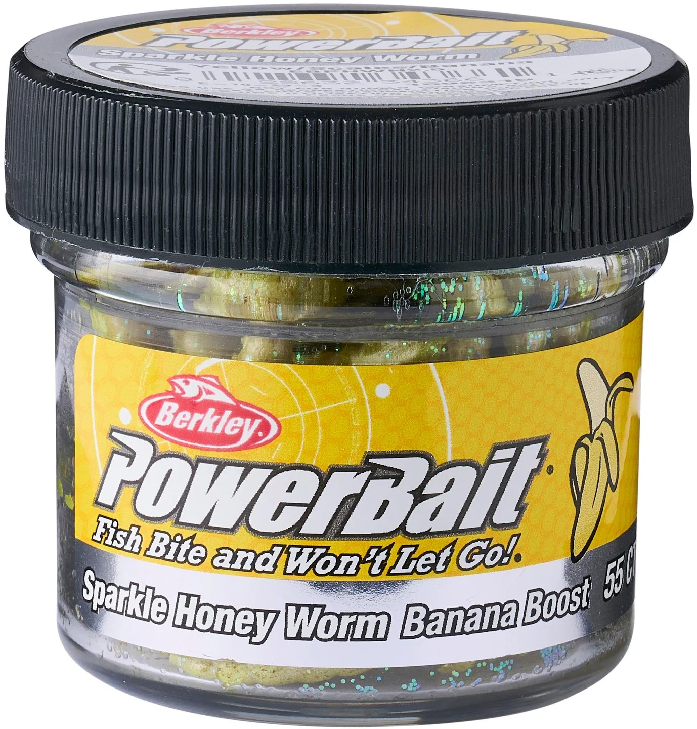 Berkley PowerBait Power Honey Worm 2.5cm 60g Yellow With Scales