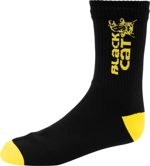 Black Cat Cat Shield Waterproof Angelsocken EU 44–48