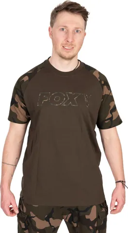 Fox Khaki Camo Outline T-Shirt XXL