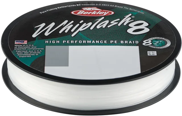 Berkley Whiplash 8 Braided Line 150m 0.12mm 17.5kg Crystal