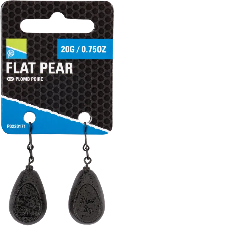 Preston Flat Pear Sinker 20g