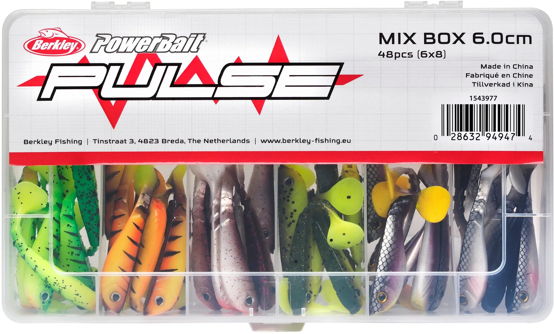 Berkley Pulse Shad MixBox 8cm 36pc