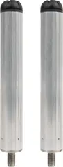 Matrix Silver Leg Extensions 15cm 25mm 152g Stainless Steel