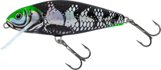 Salmo Perch Floating Crankbait 8cm 0.5–2m 13g Holo Dark Green Head