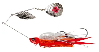 Savage Gear Da Bush Spinnerbait - 16cm, 32g, Red Head Silver