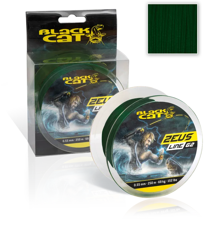 Black Cat Zeus Line G2 0.38mm 250m 37kg green