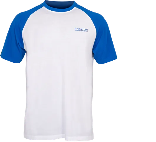 Preston Lightweight White Raglan T-Shirt XL Short Sleeve 100% Cotton