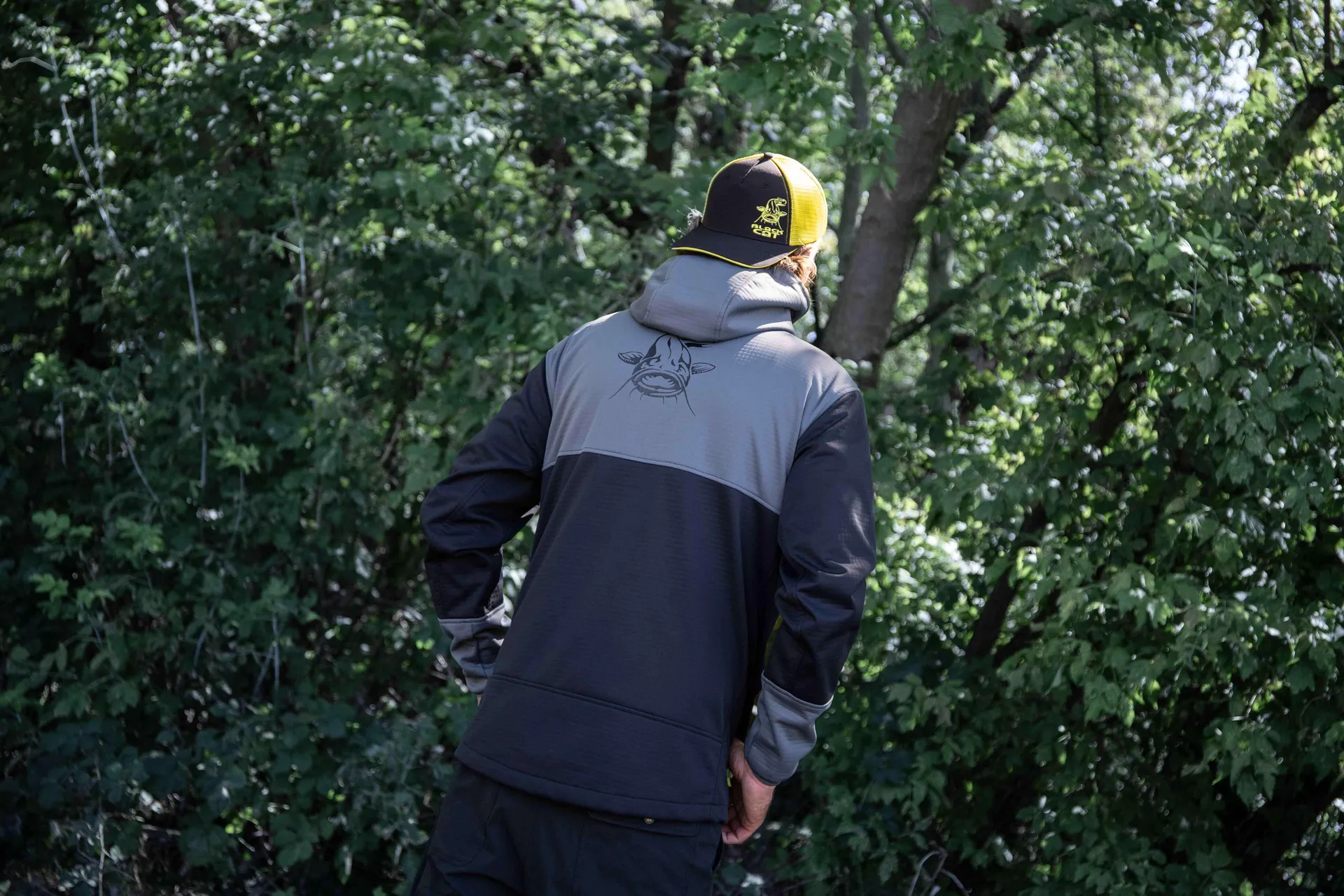 Black Cat Cat Shield Wind Blocker Jacket XXL