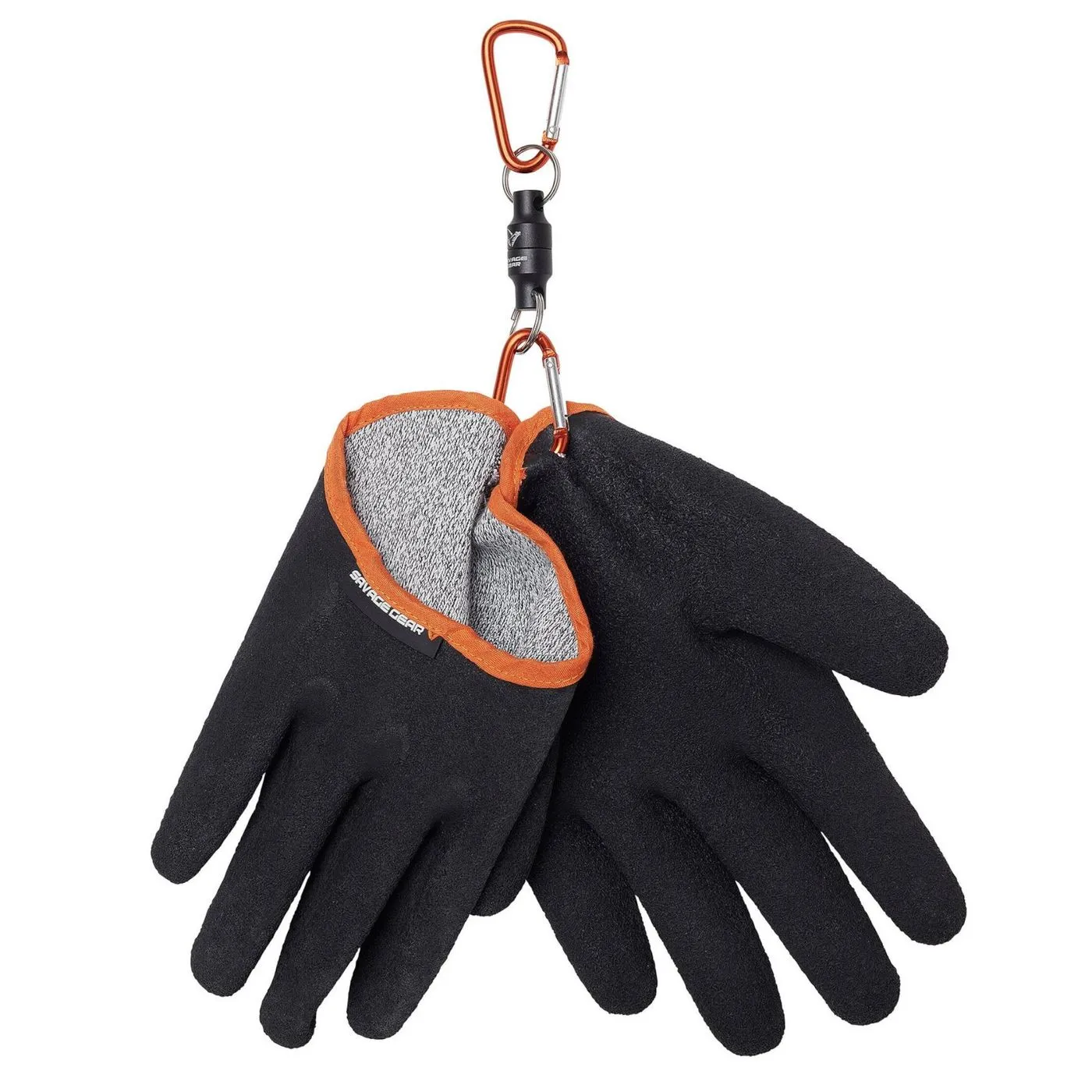 Savage Gear Aqua Guard Gloves M Black 3kg Level 5 Crinkle Latex