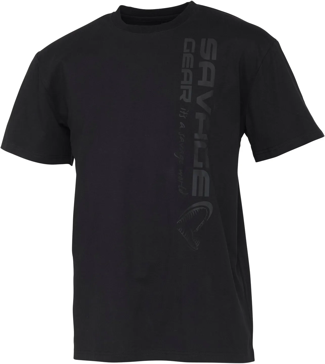 Savage Gear Vertical Logo Tee XL Black
