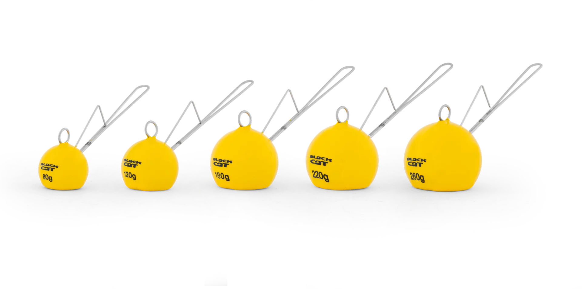 Black Cat Cat Ball Dead or Alive System 80g Stainless Steel Yellow