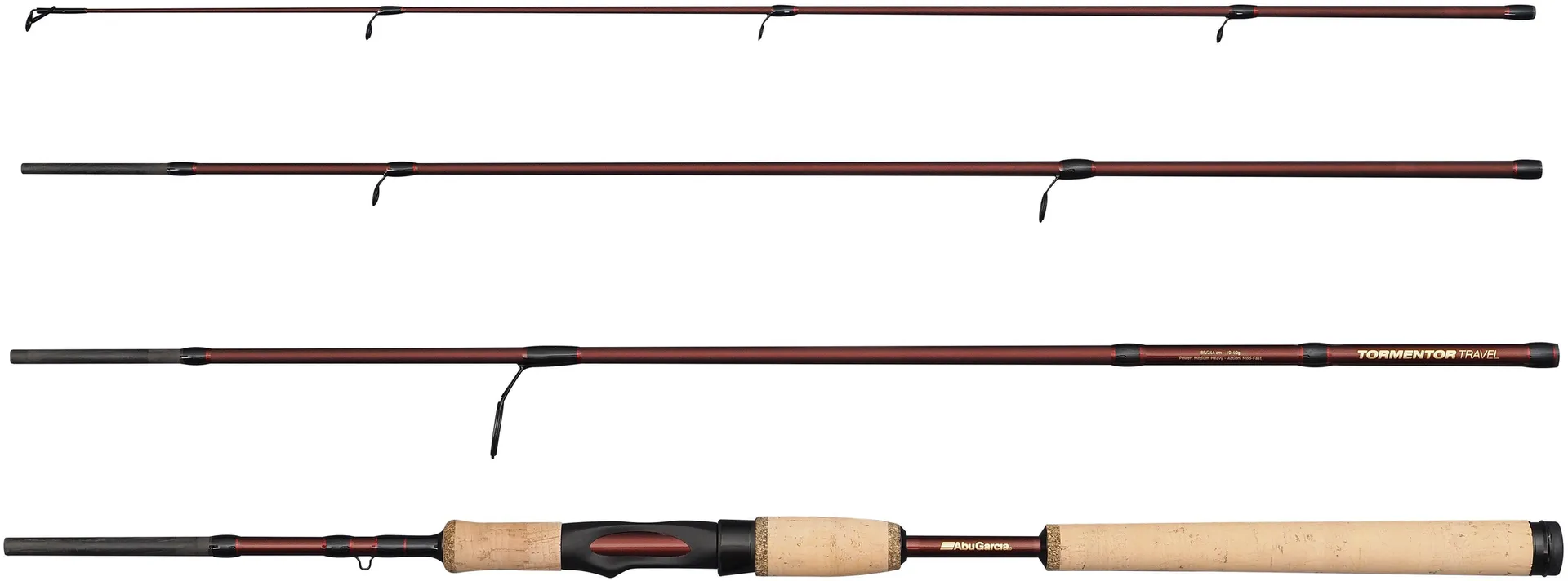 Abu Garcia Tormentor2 Travel Spinning Rod 1004M 3.04m 12–36g 4 87cm